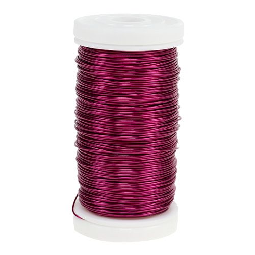 Deco Emaljeret Wire Pink Ø0,50mm 50m 100g