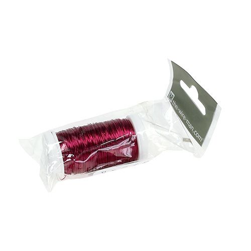 Artikel Deco Emaljeret Wire Pink Ø0,50mm 50m 100g