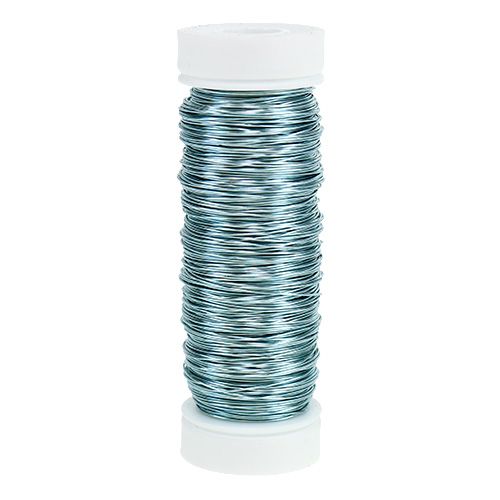 Floristik24 Deco wire Ø0,30mm 30g/50m isblå