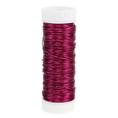 Deco wire Ø0,30mm 30g/50m pink