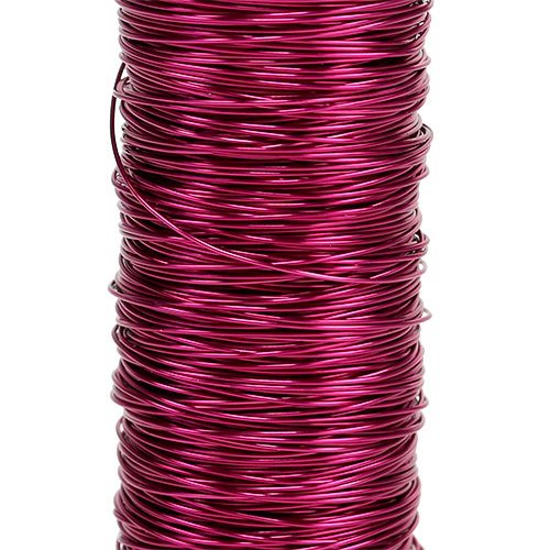 Artikel Dekorativ emaljeret tråd Ø0,30mm 30g/50m pink