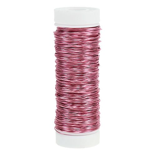 Floristik24 Deco wire Ø0,30mm 30g/50m pink