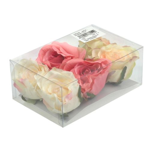 Floristik24 Kunstige rosenhoveder Ø9cm 6stk