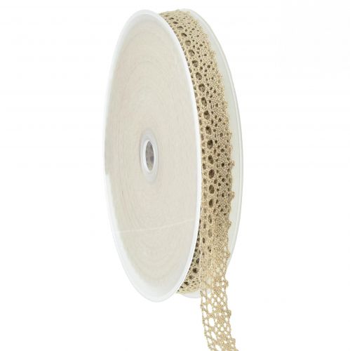 Artikel Pyntebånd blonder beige pyntebånd B16mm L20m