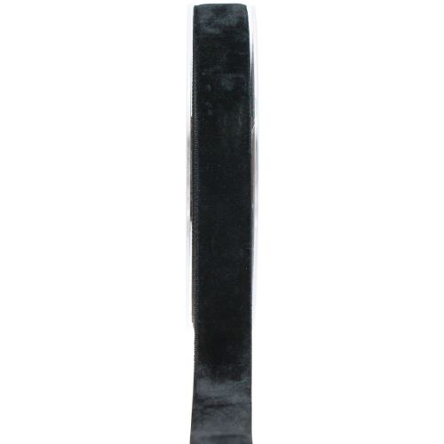 Floristik24 Fløjlsbånd sort pyntebånd gavebånd 20mm 10m