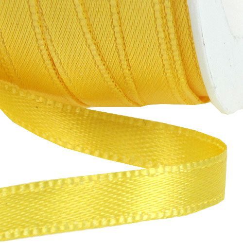 Artikel Dekorativt gavebånd gul taft 3mm x 50m