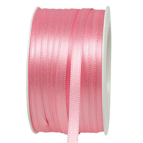 Floristik24 Gavebånd pink 6mm x 50m