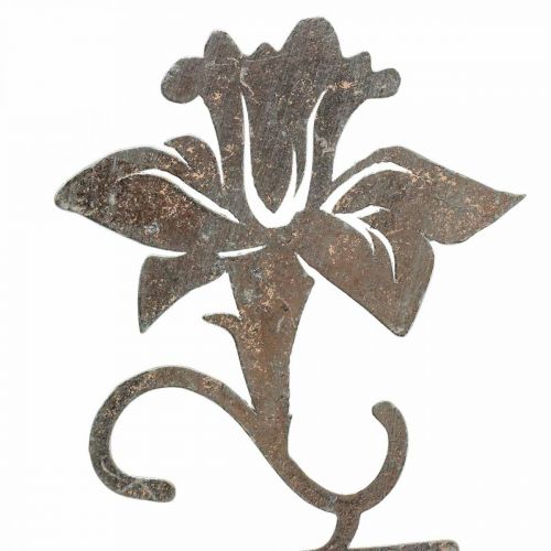 Floristik24 Metal dekorative blomster træ stativ bogstaver Spring 6x9,5x39,5cm
