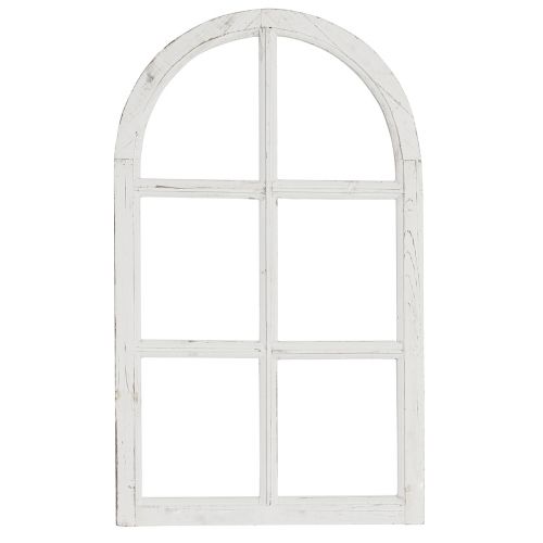 Floristik24 Dekorativt vindue shabby chic dekorativt trævindue hvidt 40×70cm