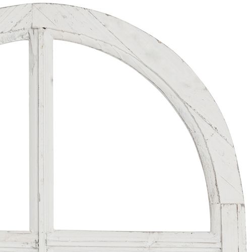 Floristik24 Dekorativt vindue shabby chic dekorativt trævindue hvidt 40×70cm