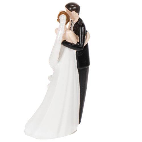 Dekorativ figur af et brudepar, 10,5 cm | Floristik24.dk