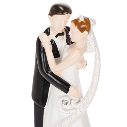 Dekorativ figur af et brudepar, 10,5 cm | Floristik24.dk