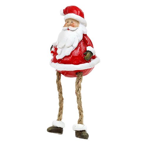 Floristik24 Dekorativ julemandsfigur siddende 6,5cm L10cm 4stk