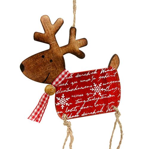 Floristik24 Dekorativ figur til hængende elg 18cm 6stk