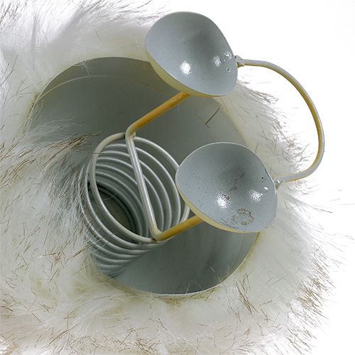 Floristik24 Dekorativ figur fårecreme 21cm