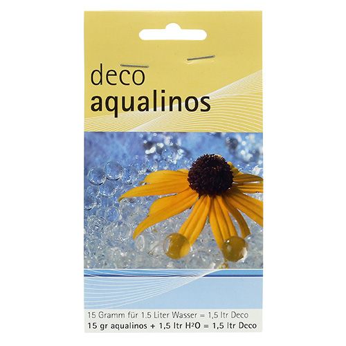 Floristik24 Deco gel Aqualinos 15g gennemsigtig