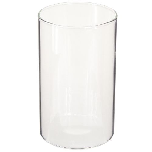Dekorationsglas, borddekoration, blomstervase farveløs Ø9cm H15cm