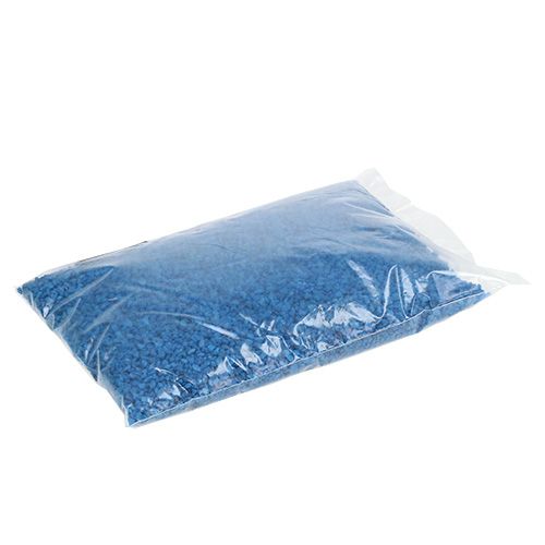 Floristik24 Dekorative granulat mørkeblå dekorative sten 2mm - 3mm 2kg