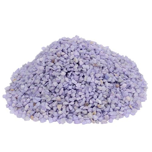 Dekorative granulat lilla dekorative sten lilla 2mm - 3mm 2kg