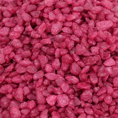 Floristik24 Dekorative granulat fuchsia dekorative sten 2mm - 3mm 2kg