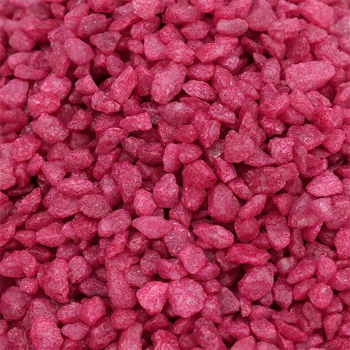 Artikel Dekorative granulat fuchsia dekorative sten 2mm - 3mm 2kg