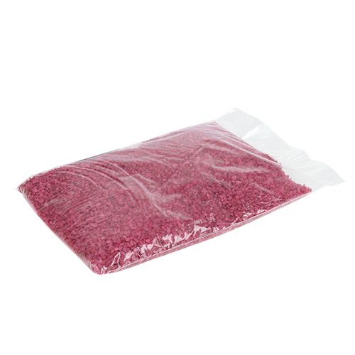 Floristik24 Dekorative granulat fuchsia dekorative sten 2mm - 3mm 2kg