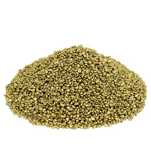 Deco granulat gult guld 2mm - 3mm 2kg