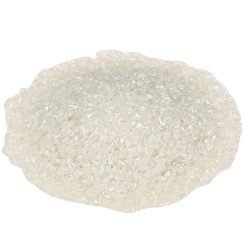 Dekorationsgranulat, glasgranulat, dekorationssand 1-2 mm, perlemor, 2 kg