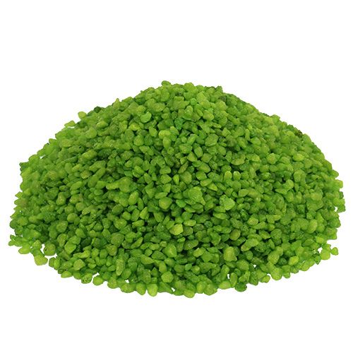 Artikel Dekorative granulat grønne dekorative sten 2mm - 3mm 2kg