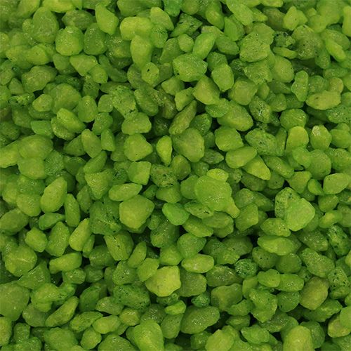 Artikel Dekorative granulat grønne dekorative sten 2mm - 3mm 2kg