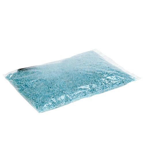 Floristik24 Dekorative granulat lyseblå dekorative sten 2mm - 3mm 2kg