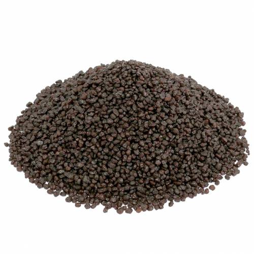 Floristik24 Dekorative granulat brune dekorative sten 2mm - 3mm 2kg