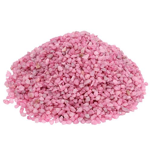 Floristik24 Dekorative granulat lyserøde dekorative sten 2mm - 3mm 2kg