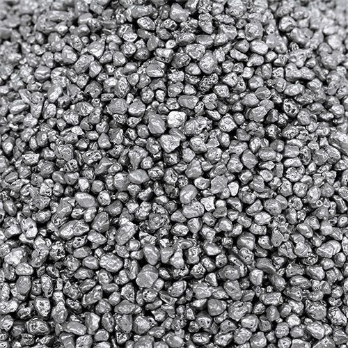 Deco granulat sølv 2mm - 3mm 2kg