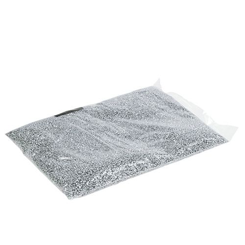 Artikel Dekorative granulat sølv dekorative sten 2mm - 3mm 2kg