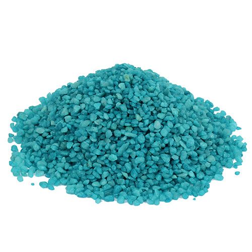 Floristik24 Dekorative granulat turkis dekorative sten 2mm - 3mm 2kg