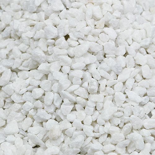 Floristik24 Dekorative granulat hvide dekorative sten 2mm - 3mm 2kg