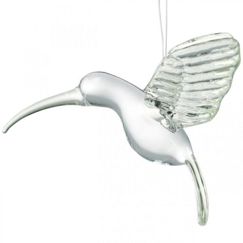 Floristik24 Dekoration kolibri, glas dekoration, paradis fugl, glas vedhæng, dekoration fugl