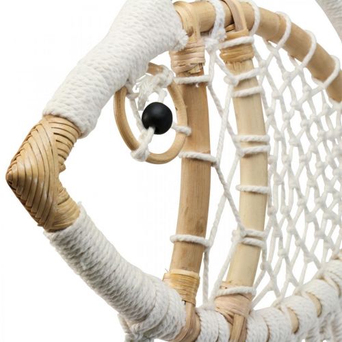 Floristik24 Hængende dekoration deco bøjle maritim dekoration fish macrame 76cm