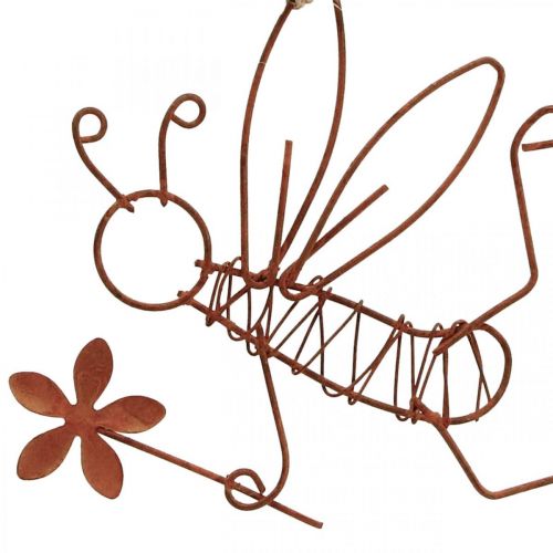 Floristik24 Deco bøjle metal bier deco bøjle rust 9x6,5cm 6 stk