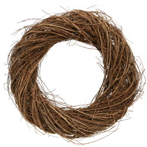 Dekorativ krans naturlige elmegrene Ø32cm–35cm H6,5cm 2stk.