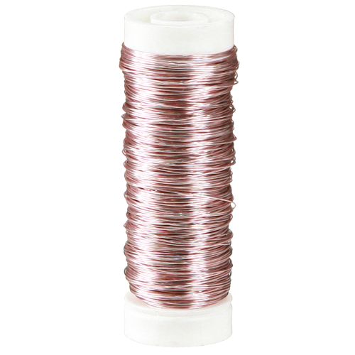 Floristik24 Deco wire Ø0,30mm 30g/50m pink