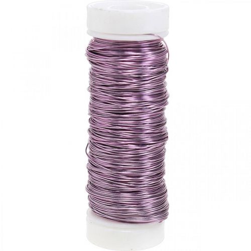 Floristik24 Deco wire Ø0,30mm 30g/50m lavendel