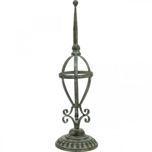 Kransholder metal antik look, borddekoration shabby chic H51cm