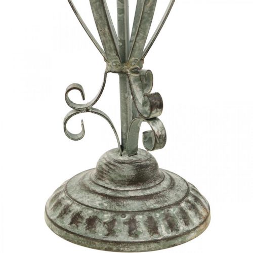 Floristik24 Kransholder metal antik look, borddekoration shabby chic H51cm