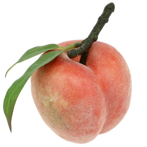 Floristik24 Deco frugt fersken pink Ø8cm L10cm 4stk
