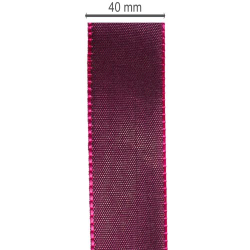Gavebånd, lilla taftbånd, elegant skinnende, 25 mm bredt, 50 m langt | Floristik24.dk