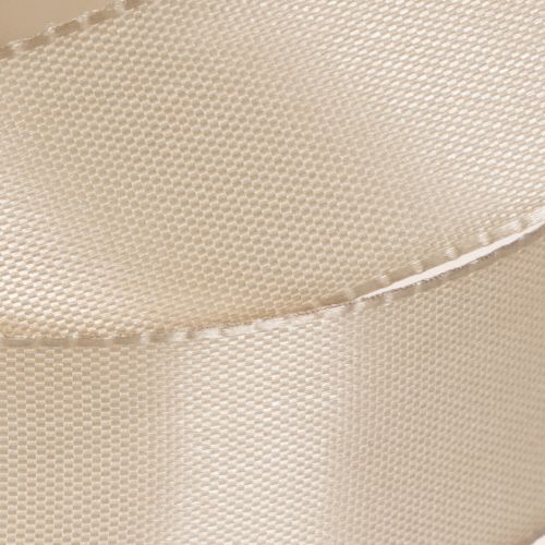 Dekorativt bånd satin beige