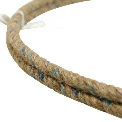 Artikel Dekorativ ring jute Scandi dekorativ ring til ophæng Ø40cm 2 stk