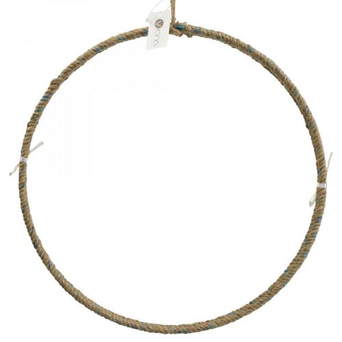 Artikel Dekorativ ring jute Scandi dekorativ ring til ophæng Ø40cm 2stk